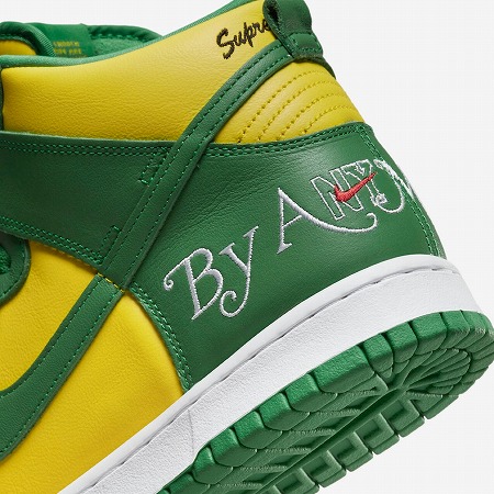 送料無料】Supreme × Nike SB Dunk Hi QS By Any Means (Brazil ...