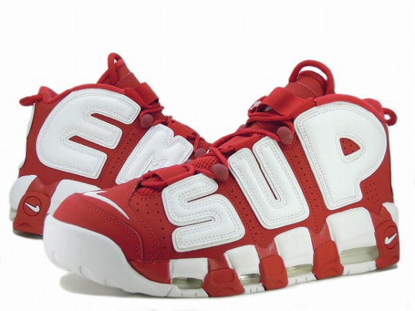 SUPREME × NIKE AIR MORE UPTEMPO`レッド` | SHOES HOUSE KUZE 