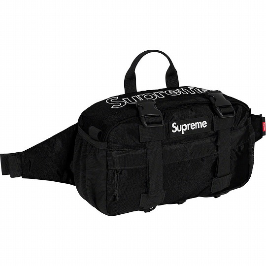 Supreme Waist Bag 19FW シュプリーム ウエストバッグ ブラック | SHOES HOUSE KUZE オンラインショップ