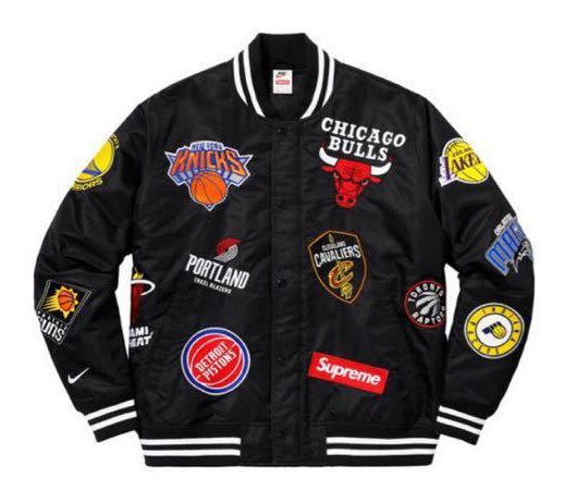 Supreme×NIKE 18SS NBA Teams Warm-Up Jacket