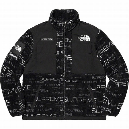 21AW Supreme The North Face Steep Tech Fleece Jacket Black | SHOES ...